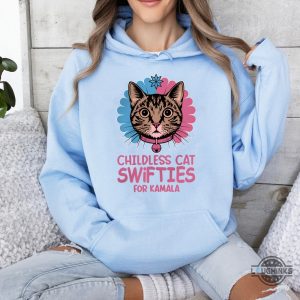 taylor swift vmas childless cat swifties for kamala shirt endorsement for kamala harris tee laughinks 1