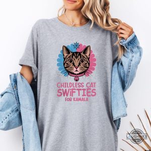 taylor swift vmas childless cat swifties for kamala shirt endorsement for kamala harris tee laughinks 2