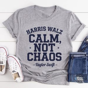 harris walz 2024 calm not chaos shirt for swifties endorsement for kamala harris tee laughinks 2