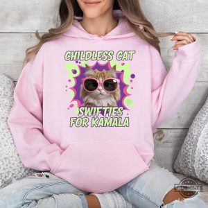 childless cat swifties for kamala harris shirt taylor swift endorsement shirt