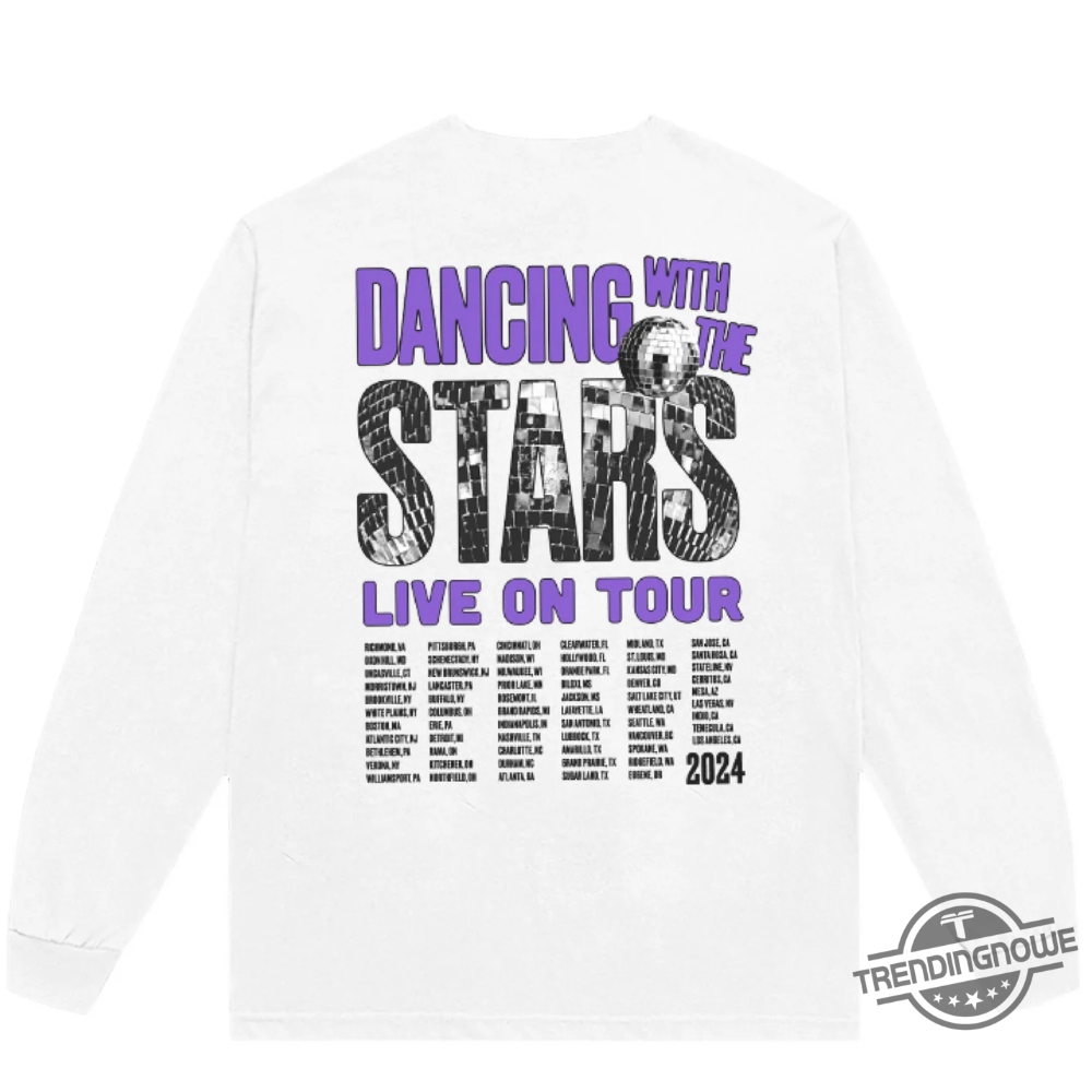 Dancing With The Stars Shirt Dancing With The Stars Live On Tour 2024 Event T Shirt