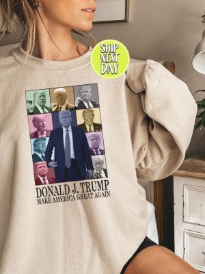 Donald Trump Era Maga Sweatshirt President Trump Hoodies Republican Shirts Make America Great Again Sweater revetee 5