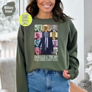 Donald Trump Era Maga Sweatshirt President Trump Hoodies Republican Shirts Make America Great Again Sweater revetee 9