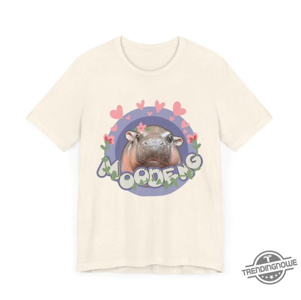 Moo Deng Shirt Moo Deng Bouncy Pig T Shirt Cute Thai Baby Hippo Shirt Adorable Animal Perfect Gift For Hippo And Animal Lovers trendingnowe 1