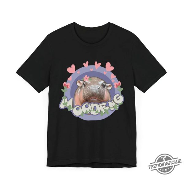 Moo Deng Shirt Moo Deng Bouncy Pig T Shirt Cute Thai Baby Hippo Shirt Adorable Animal Perfect Gift For Hippo And Animal Lovers trendingnowe 3