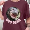 Moo Deng Shirt Cute Baby Hippo Moo Deng Bouncy Pig In Thai Hippopotamus Shirt Pygmy Hippo Moo Deng Shirt Sweatshirt Hoodie trendingnowe 1