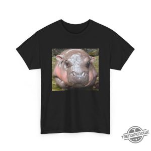 Baby Pygmy Hippo Moo Deng Shirt I Love Moo Deng Shirt Moo Deng Shirt Hippo Moo Deng Bouncy Pig In Thai Hippopotamus Shirt trendingnowe 3