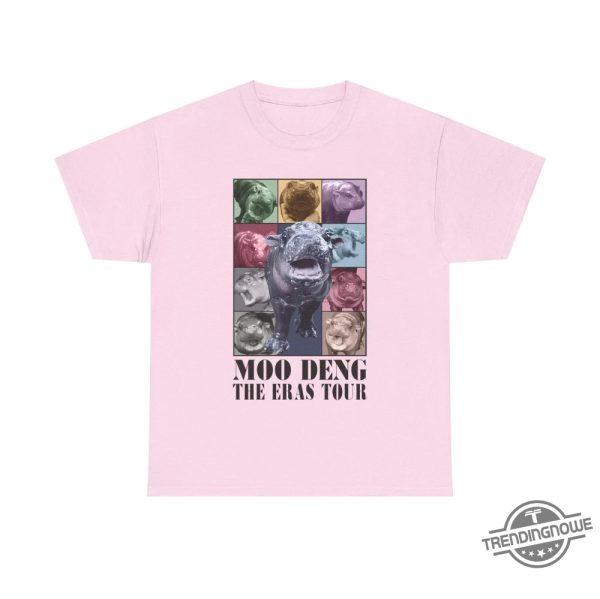 Moo Deng The Eras Tour Shirt I Love Moo Deng T Shirt Baby Pygmy Hippo Moo Deng Shirt Moo Deng Shirt trendingnowe 1