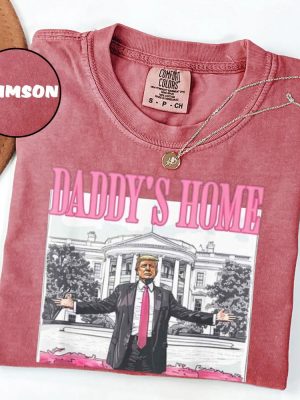 Trump Shirt Daddys Home 2024 Shirt For 4Th Of July Shirt Trump Sweatshirt revetee 2