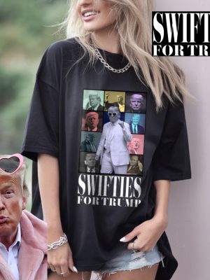 Swifties For Trump Tee Trump Eras Shirt Trump Eras Tour Shirt Trump Taylor Swift Shirt Donald Trump Eras Tour Shirt revetee 5