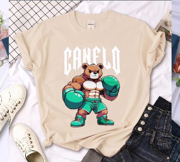 Teddy Bear Shirt Canelo Alvarez Bear Canelo Bear Shirt Canelo Alvarez Bear Shirt revetee 2