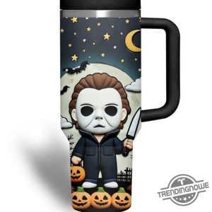 Halloween Michael Myers Stanley Cup Halloween Stanley Tumbler Gift trendingnowe 3