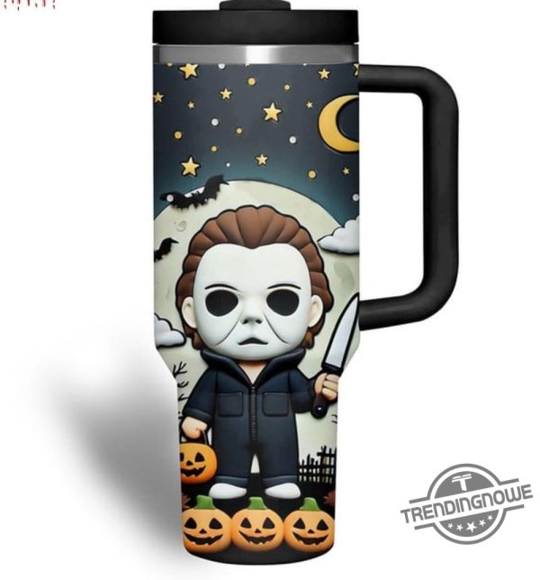 Halloween Michael Myers Stanley Cup Halloween Stanley Tumbler Gift trendingnowe 3