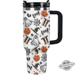 Halloween Spooky Glossy Stanley Cup 3D Print Tumbler Halloween Stanley Tumbler Gift trendingnowe 2