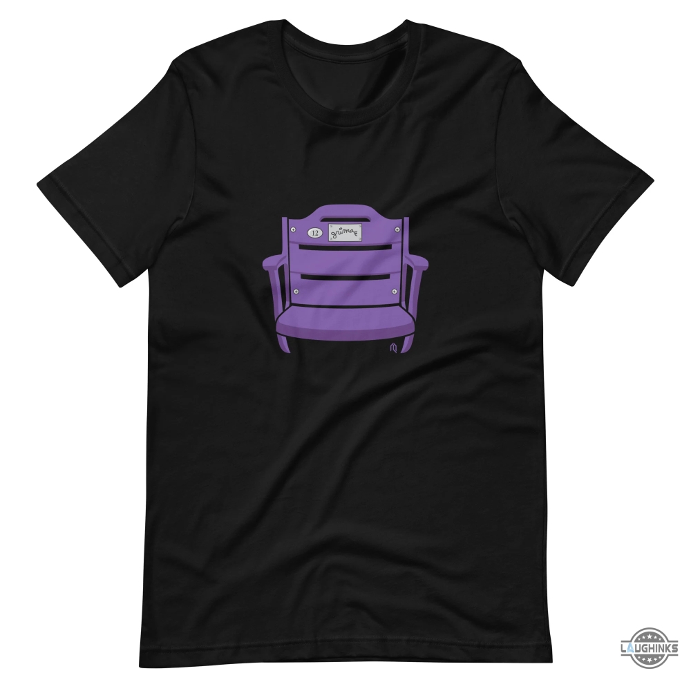 Grimace Athlete Logos Purple Stadium Throne Chair T Shirt Sweatshirt Hoodie