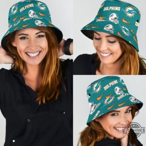 new miami dolphins bucket hat 2024