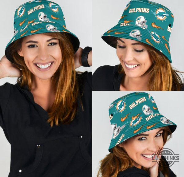 new miami dolphins bucket hat 2024