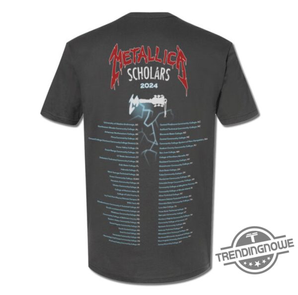 Metallica Scholars Shirt Metallica Shirt Metallica Tour 2025 T Shirt trendingnowe 2