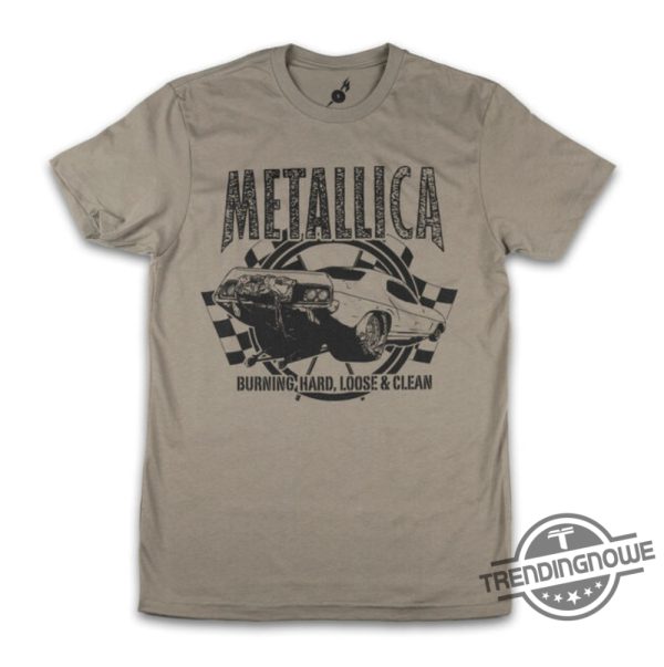 Burning Hard Shirt Metallica Shirt Metallica Tour 2025 T Shirt trendingnowe 1