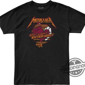 Virginia Tech Metallica Shirt Virginia Tech Metallica Off To Never Neverland 2024 T Shirt trendingnowe 1