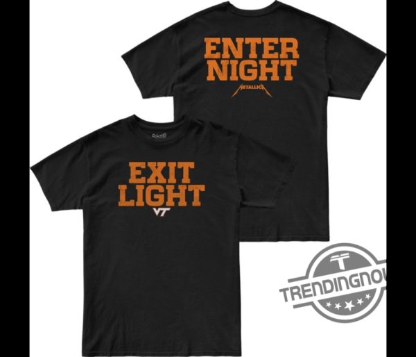 Virginia Tech Metallica Shirt Virginia Tech Metallica Exit Light Enter Night T Shirt Sweatshirt Hoodie trendingnowe 2