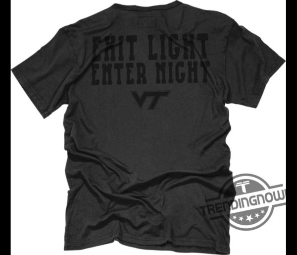 Virginia Tech Metallica Exit Light Enter Night Shirt Virginia Tech Metallica Shirt Metallica Tour 2025 Tee trendingnowe 3