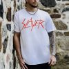 Slayer T Shirt 90S Thrash Metal Rock Band Vintage Black Tee Slayer T Shirt Red Logo Thrash Metal Metallica trendingnowe 1