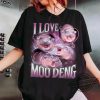 Moo Deng Shirt Hippo Lover Tshirt I Love Moo Deng T Shirt Moo Deng Bootleg Rap Tee Cute Baby Hippo Sweatshirt trendingnowe 1