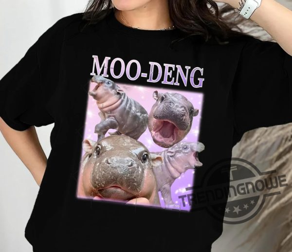 Moo Deng Sweatshirt Pygmy Hippo Moo Deng Shirt Hippo Lover Tshirt I Love Moo Deng T Shirt Moo Deng Tee Baby Hippo Sweatshirt trendingnowe 1