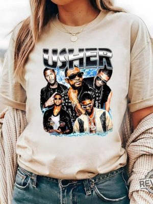 Vintage Usher 90S Shirt Retro Usher Graphic Tee Usher Rap Hip Hop Clothing Usher Fan Unisex Tee revetee 2