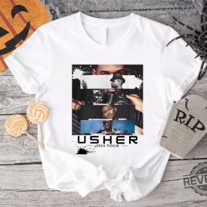 Usher 2024 Tour T Shirt Usher World Tour Shirt Usher Past Present Future World Tour Shirt Usher Fan Merch revetee 2