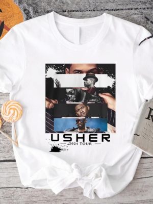 Usher 2024 Tour T Shirt Usher World Tour Shirt Usher Past Present Future World Tour Shirt Usher Fan Merch revetee 2