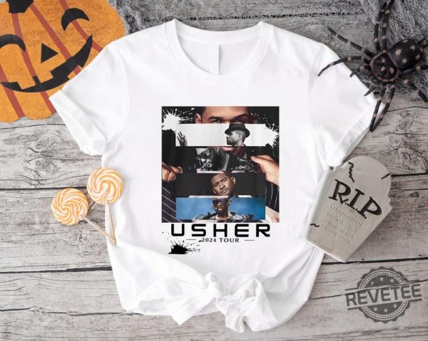 Usher 2024 Tour T Shirt Usher World Tour Shirt Usher Past Present Future World Tour Shirt Usher Fan Merch revetee 2