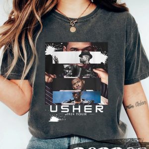 Usher 2024 Tour T Shirt Usher World Tour Shirt Usher Past Present Future World Tour Shirt Usher Fan Merch revetee 3