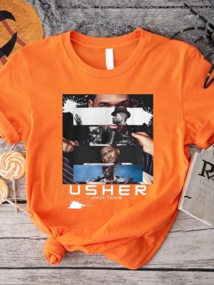 Usher 2024 Tour T Shirt Usher World Tour Shirt Usher Past Present Future World Tour Shirt Usher Fan Merch revetee 4