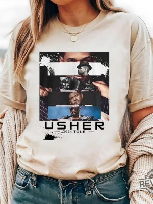 Usher 2024 Tour T Shirt Usher World Tour Shirt Usher Past Present Future World Tour Shirt Usher Fan Merch revetee 5