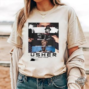 Usher 2024 Tour T Shirt Usher World Tour Shirt Usher Past Present Future World Tour Shirt Usher Fan Merch revetee 6