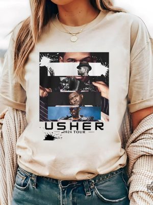 Usher 2024 Tour T Shirt Usher World Tour Shirt Usher Past Present Future World Tour Shirt Usher Fan Merch revetee 6