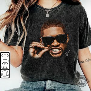 Usher Shirt Usher Vintage Rap 90S Gift For Woman And Man Unisex T Shirt revetee 3