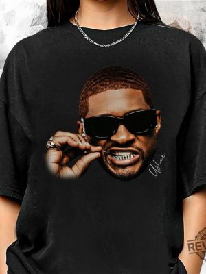 Usher Shirt Usher Vintage Rap 90S Gift For Woman And Man Unisex T Shirt revetee 4