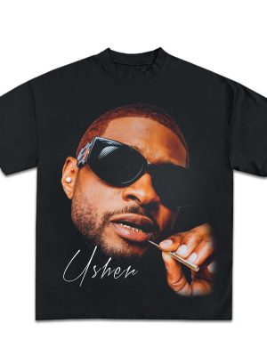 Usher Shirt Retro Usher Graphic Tee Vintage Usher 90S Shirt Usher Rap Hip Hop Usher Fan Unisex Tee revetee 2