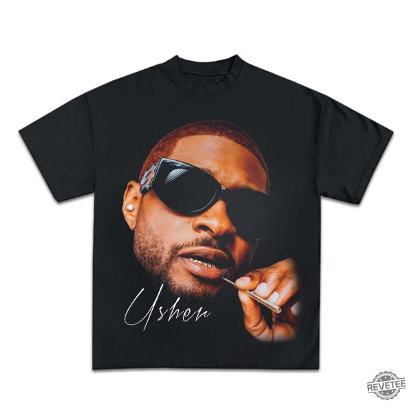 Usher Shirt Retro Usher Graphic Tee Vintage Usher 90S Shirt Usher Rap Hip Hop Usher Fan Unisex Tee revetee 2