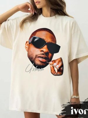 Vintage Usher Face Shirt Concert 2024 Past Present Future Sweatshirt Vintage Usher 90S Shirt revetee 2