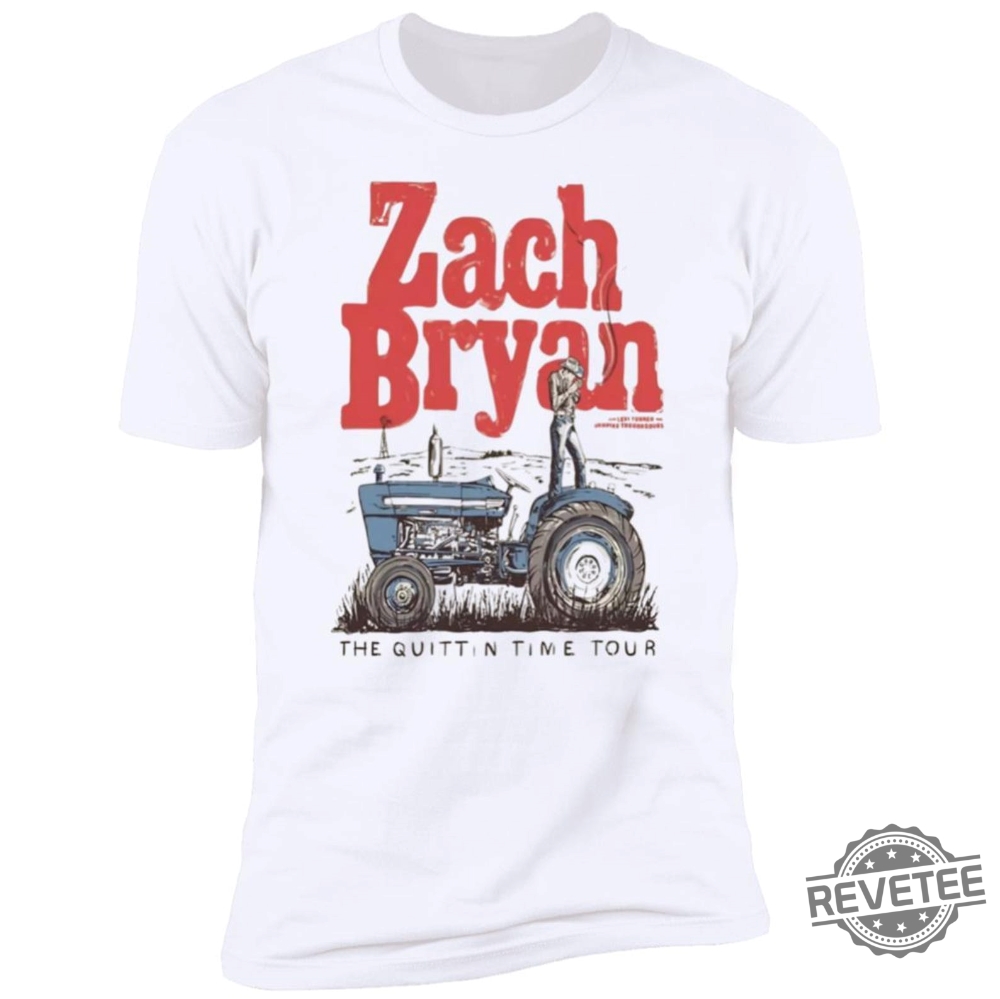 Zach Bryan The Quittin Time Tour Premium Short Sleeve T Shirt