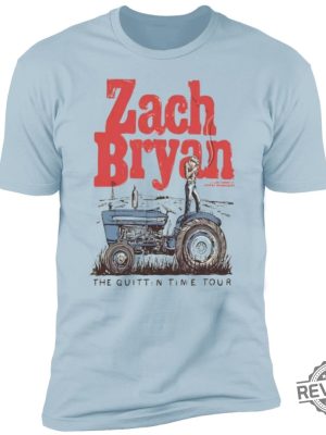 Zach Bryan The Quittin Time Tour Premium Short Sleeve T Shirt revetee 2