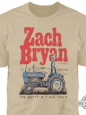 Zach Bryan The Quittin Time Tour Premium Short Sleeve T Shirt revetee 3