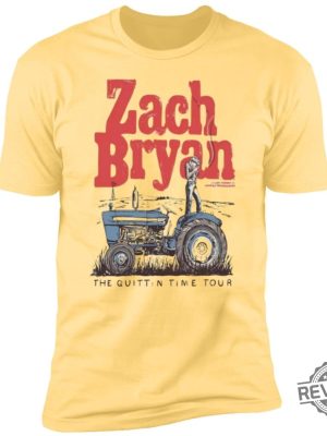 Zach Bryan The Quittin Time Tour Premium Short Sleeve T Shirt revetee 5