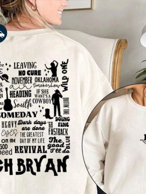 Zach Bryan Tracklist Shirt Country Music Hoodie Bryan Tour Sweatshirt Country Concert Shirt revetee 2