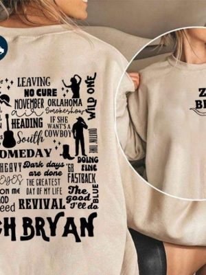 Zach Bryan Tracklist Shirt Country Music Hoodie Bryan Tour Sweatshirt Country Concert Shirt revetee 3