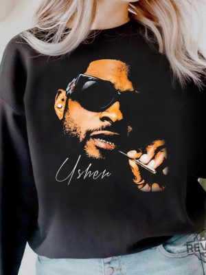 Vintage Usher Face Shirt Concert 2024 Past Present Future Sweatshirt Vintage Usher 90S Shirt revetee 2 1